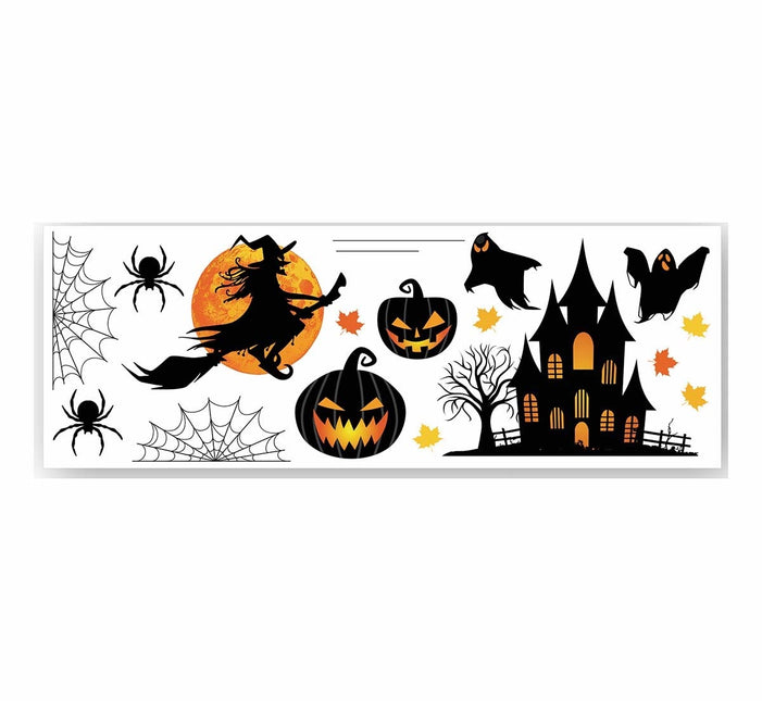 Halloween Wanddekoration Hexe 80cm