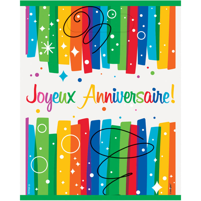 Partytüten Joyeux Anniversaire 8pcs