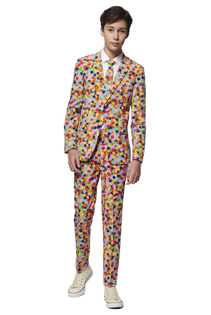 Party Konfetti Anzug Junge Teen OppoSuits