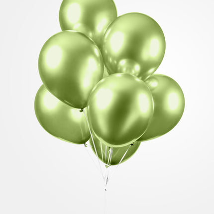 Grüne Ballons Glänzend 30,5cm 100Stk