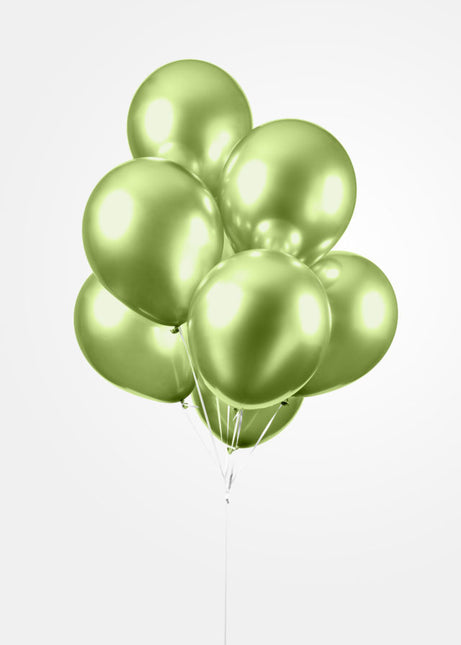 Grüne Ballons Glänzend 30,5cm 100Stk