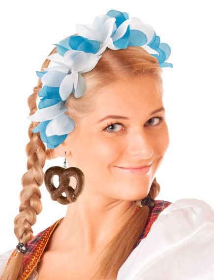 Oktoberfest Haarband Blumen