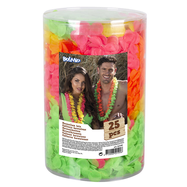 Bunter Hawaii Kranz 25 Stk.