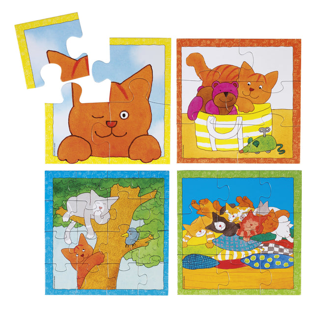 Dikkie Dik 4-in-1 Puzzle