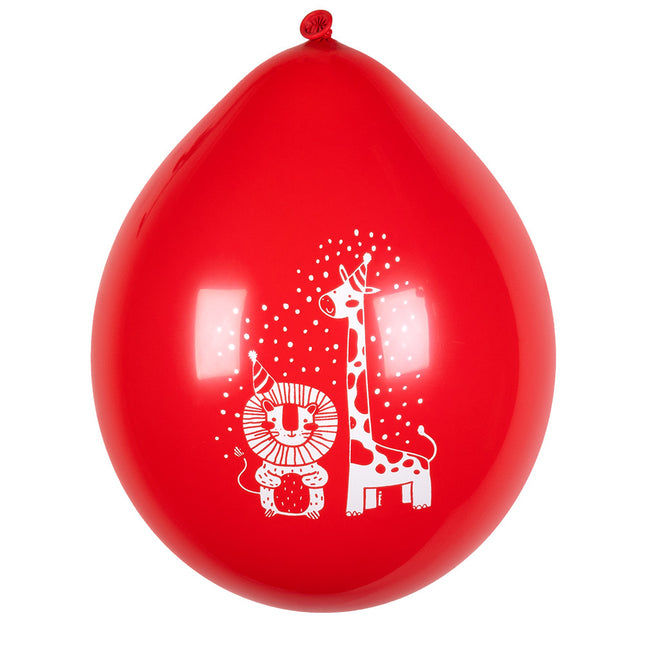 Dschungel Ballons Safari 25cm 6Stk