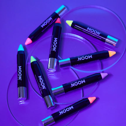 Moon Glow Neon UV Glitter Body Crayons Lila 3.2g