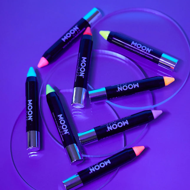 Moon Glow Neon UV Glitter Body Crayons Lila 3.2g