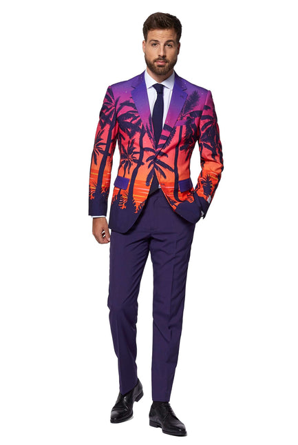 Hawaii Palmen Anzug Männer OppoSuits