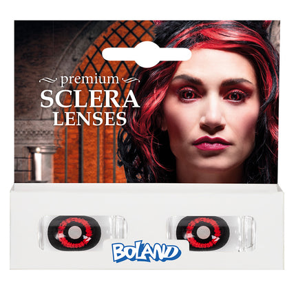 Halloween 6-Moon Lenses Sclera She-Devil