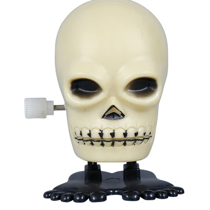 Halloween Wind-Up Totenkopf 5cm 12Stk