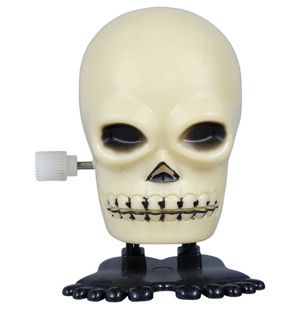 Halloween Wind-Up Totenkopf 5cm 12Stk