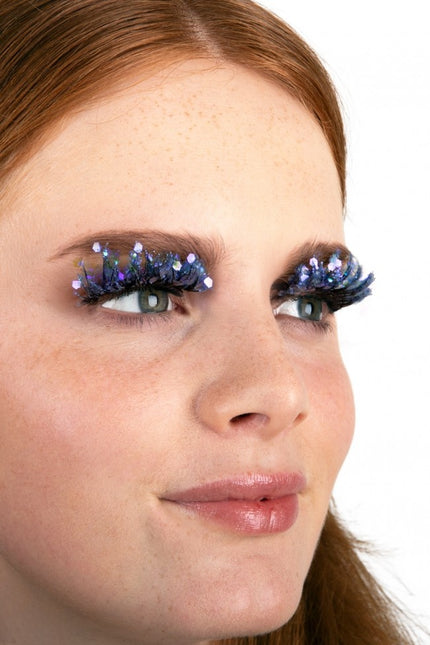 PXP Fake Lashes Glitter UV Blau Calypso