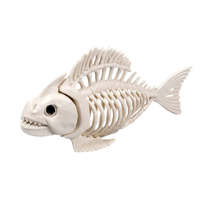 Halloween Fisch Skelett 24cm