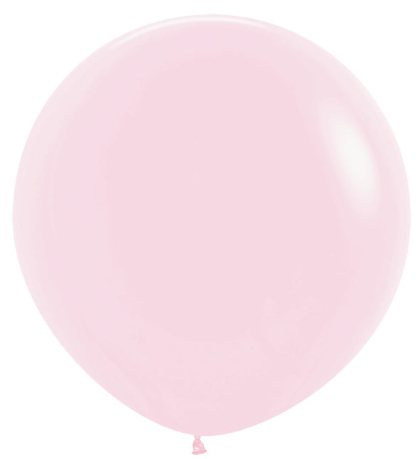 Luftballons Pastell Matt Rosa 91cm 10Stk