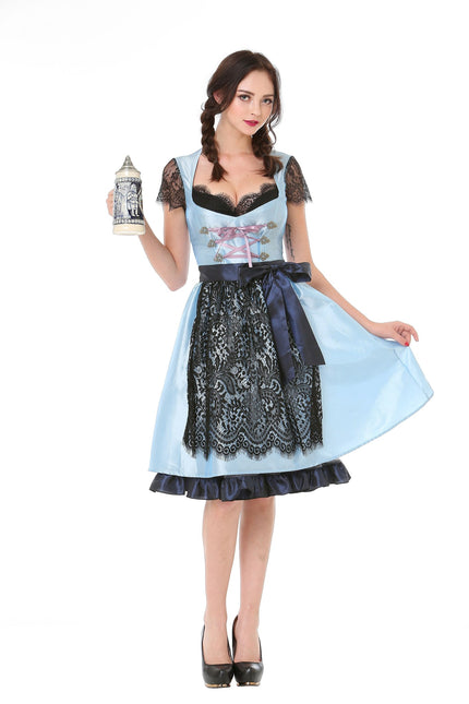 Dirndlkleid Oktoberfest Hellblau