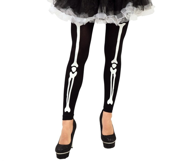 Halloween Skelett Strumpfhose