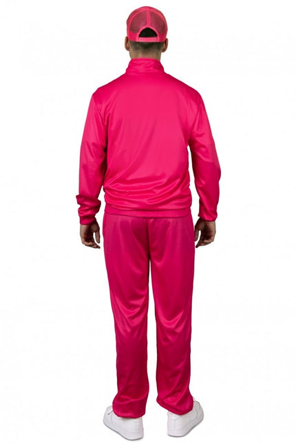 Trainingsanzug Herren Neon Pink