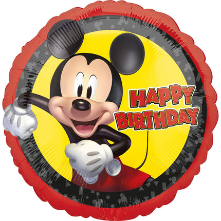 Mickey Mouse Helium Ballon Happy Birthday Dekoration 43cm leer