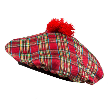 Rotes Barett Tartan