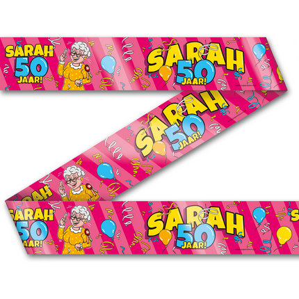 Sarah Barrier Ribbon 50 Jahre Cartoon 12m