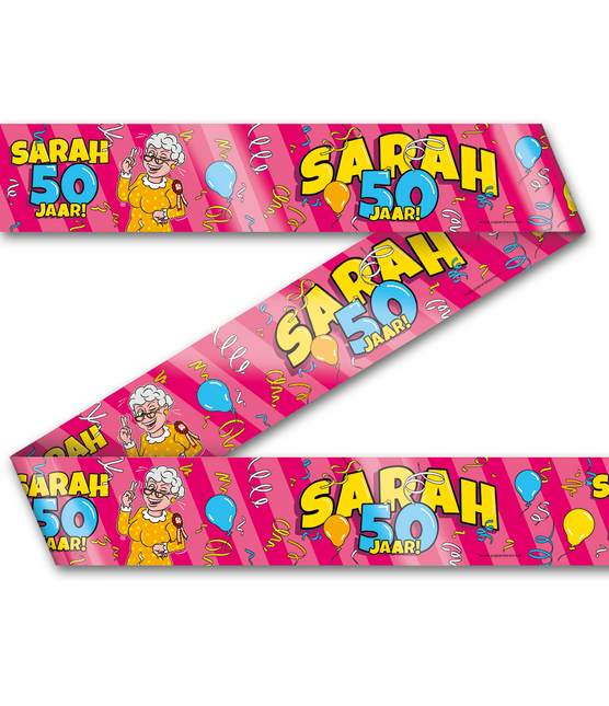 Sarah Barrier Ribbon 50 Jahre Cartoon 12m