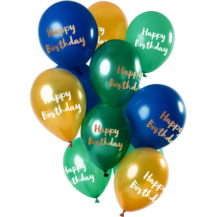 Alles Gute zum Geburtstag Ballons Mix 30cm 12pcs