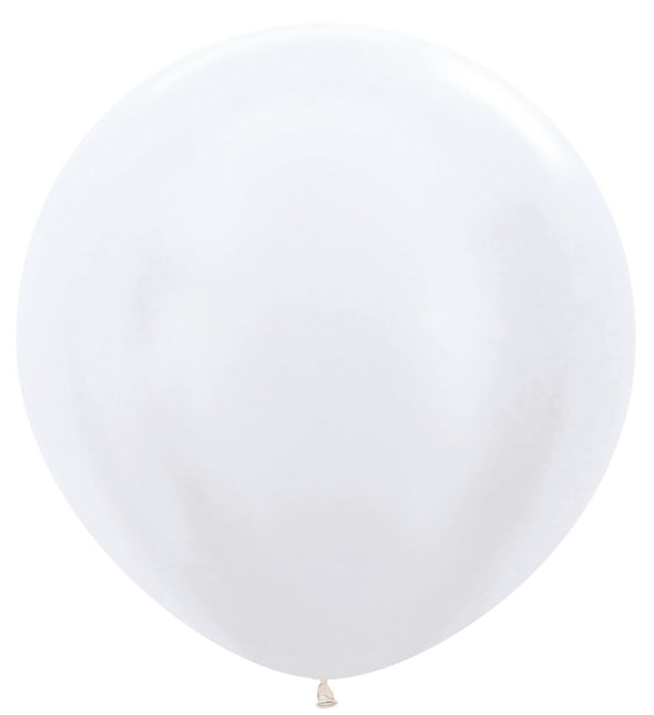 Ballons Perlweiß 91cm 10Stk