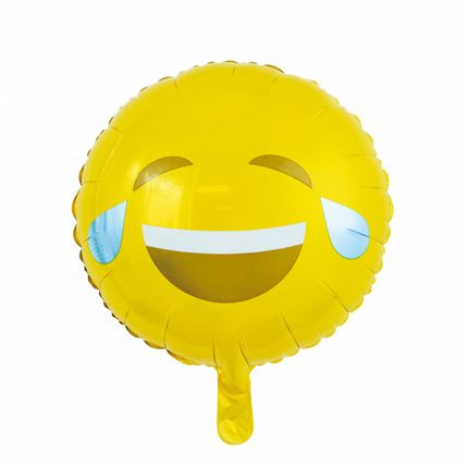 Helium Ballon Emoji Lächeln 45cm leer