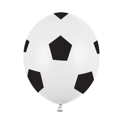 Ballons Fußball 30cm 6Stück