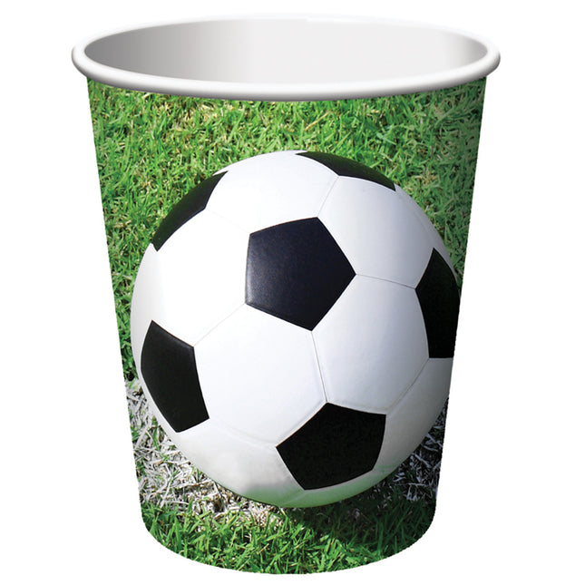 Fußballbecher 256ml 8Stk