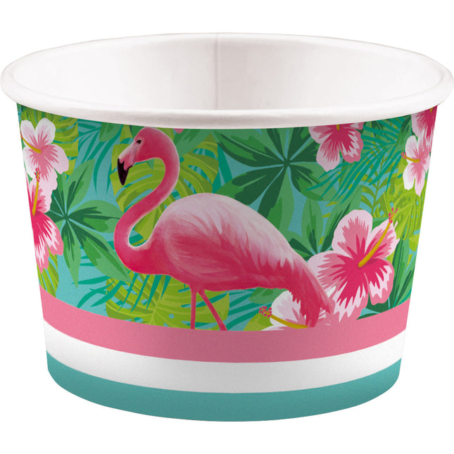 Hawaii Eiscreme Schalen Flamingo 270ml 6 Stück