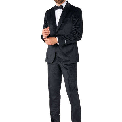 Schwarzer Samt-Smoking Männer <tc>OppoSuits</tc>