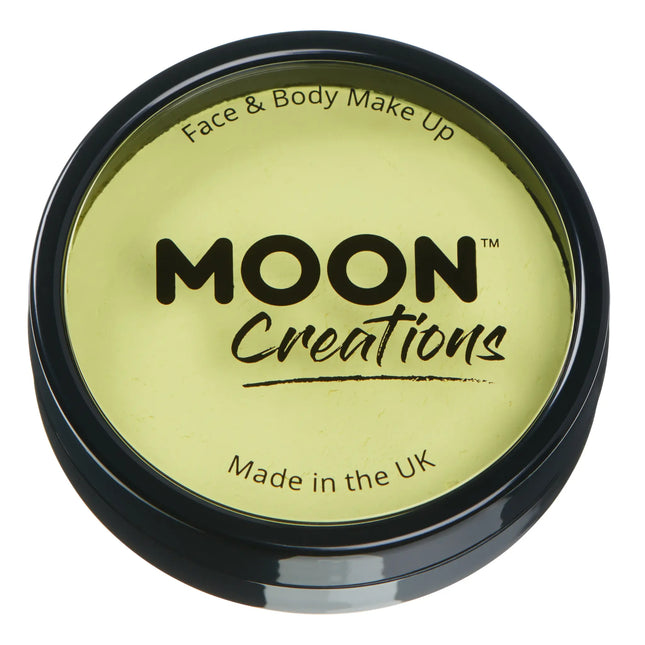 Moon Creations Pro Face Paint Kuchentöpfe Hellgelb 36g