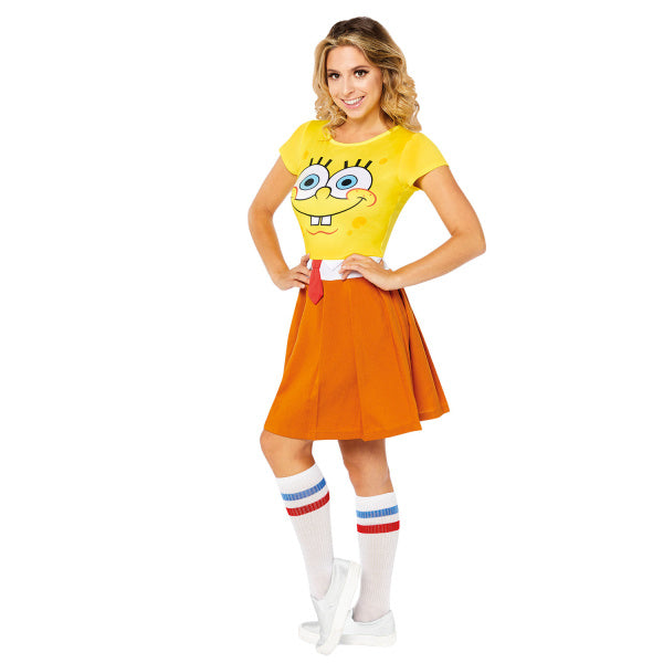 Erwachsener Kostüm Spongebob Damen