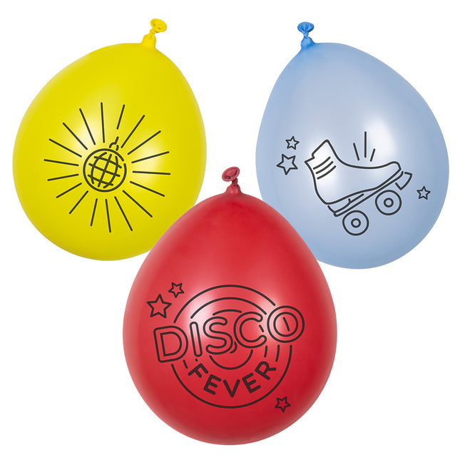 Disco Fever Ballons 23cm 6 Stk.