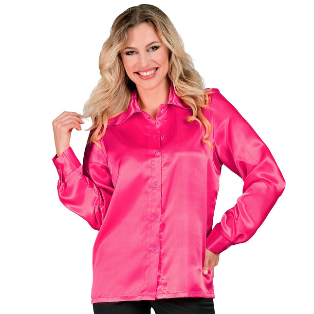 Disco 70S Bluse Rosa