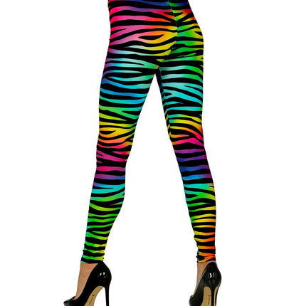 Neon 80S Legging Damen