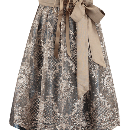 Weiß Blaues Dirndlkleid Oktoberfest Rosa Damen