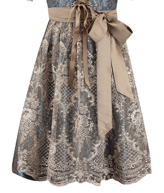 Weiß Blaues Dirndlkleid Oktoberfest Rosa Damen