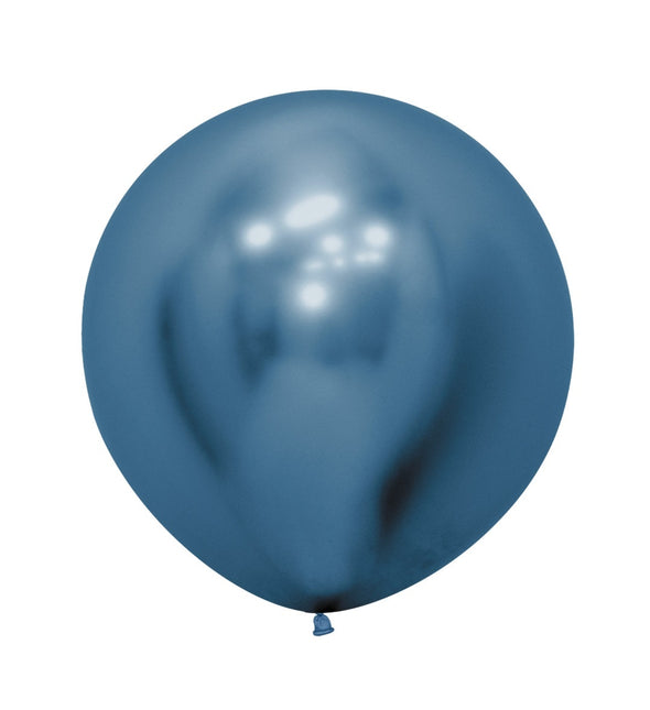 Ballons Reflex Blau 61cm 3Stück