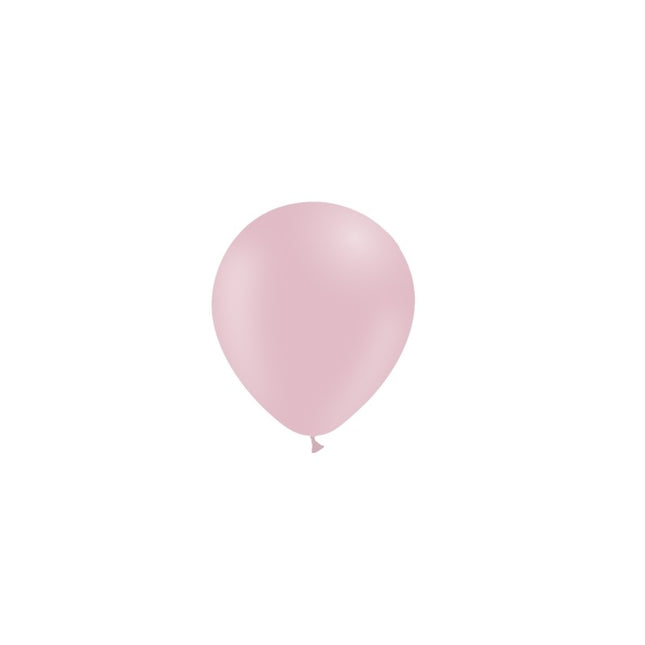 Hellrosa Luftballons Pastell 14cm 100Stk