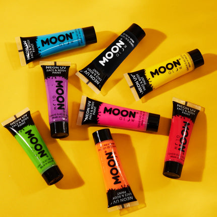 Moon Glow Pastell Neon UV Face Paint Pastellrosa 12ml