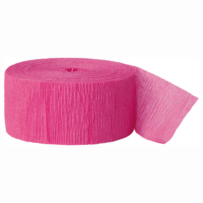 Kreppgirlande Fuchsia 24m