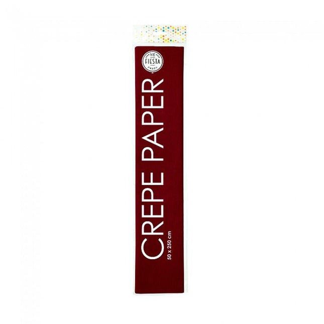 Krepppapier Bordeaux 50cm 2,5m