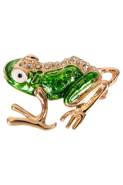 Brosche Frosch 5X3.8Cm