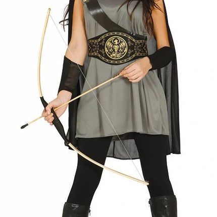 Robin Hood Kostüm Schwarz Damen