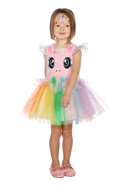 Einhorn Kleid Baby Glitter