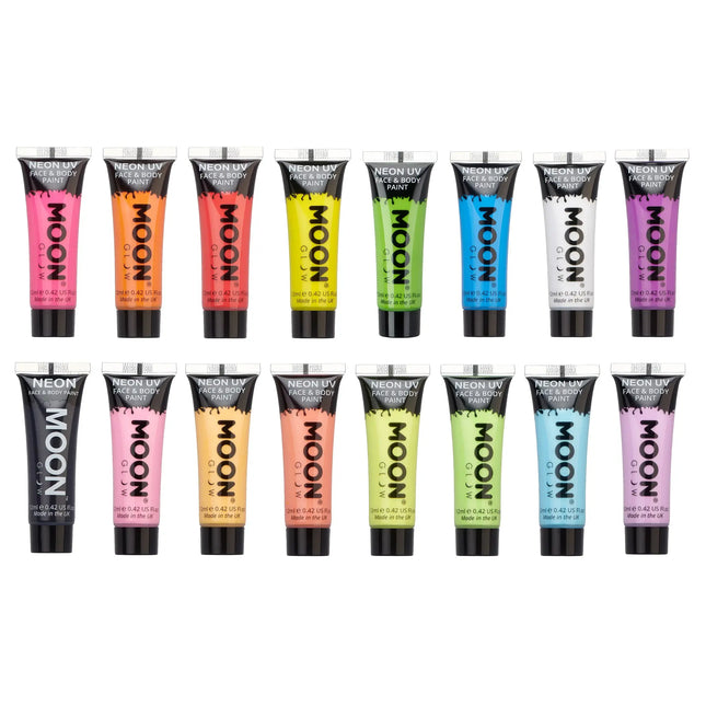 Moon Glow Pastell Neon UV Face Paint Pastell Lila 12ml