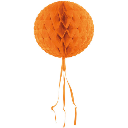 Wabenball Orange Fransen 30cm