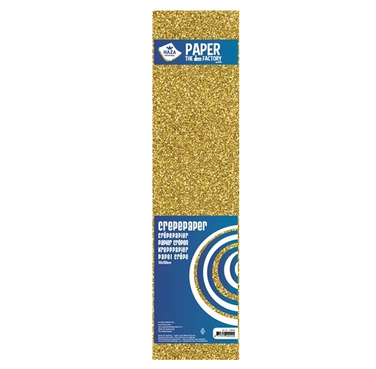 Krepppapier Gold 50cm 2,5m